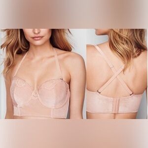 Victoria's Secret Dream Angels Velvet Longline Bra 36C EUC
